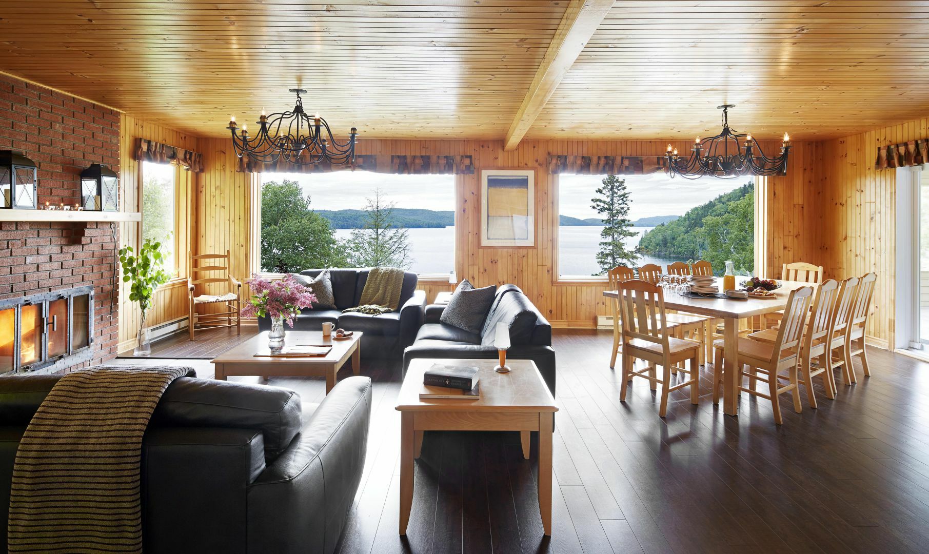 Auberge Du Lac-A-L'Eau-Claire Saint-Alexis-des-Monts Exterior foto